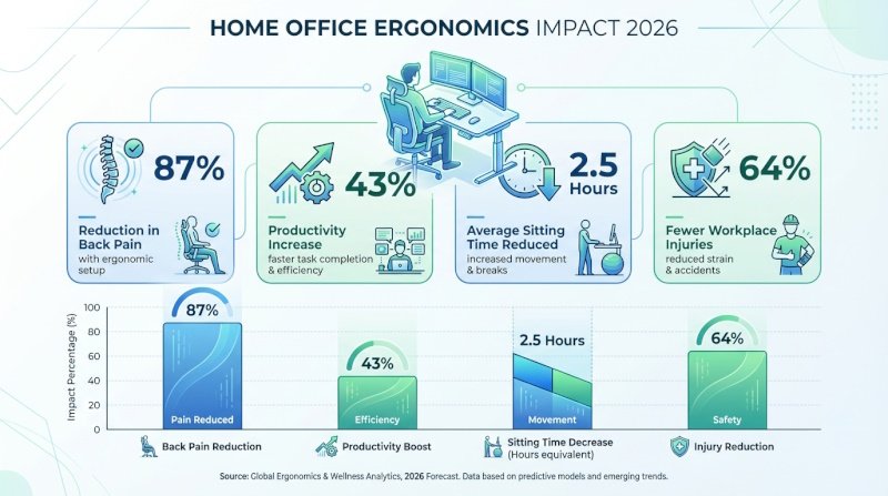 Home Office Ergonomics Impact Statistics 2026