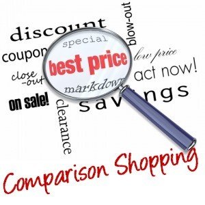 why you should be comparison shopping