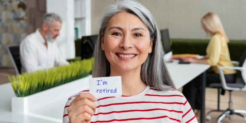 someone who has recently retired